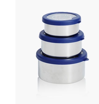 SPENCER STAINLESS STEEL FOOD CONTAINERS