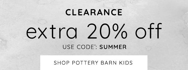 EXTRA 20% OFF CLEARANCE