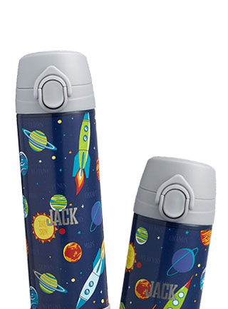 MACKENZIE NAVY SOLAR WATER BOTTLES