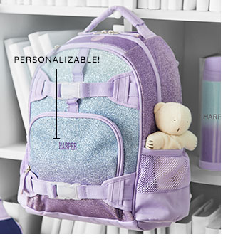 LAVENDAR GLITTER BACKPACK