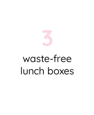 WASTE-FREE LUNCH BOXES