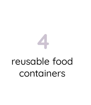 REUSABLE FOOD CONTAINERS