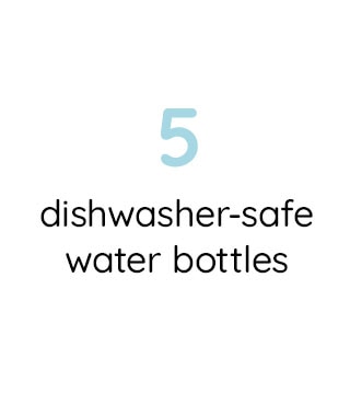 DISHWASHER-SAFE WATER BOTTLES