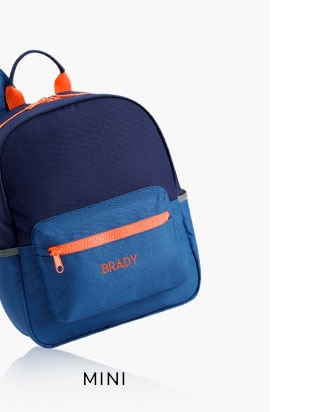 ASTOR BLUE NAVY ORANGE BACKPACK