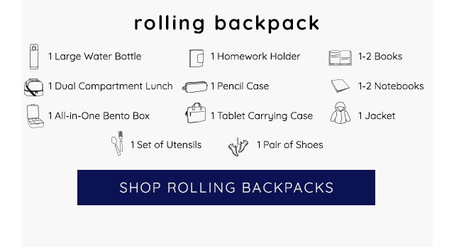 SHOP ROLLING BACKPACK