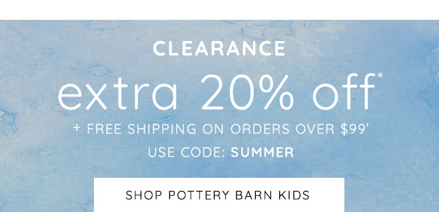 CLEARANCE – EXTRA 20% OFF*