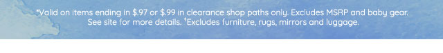 CLEARANCE – EXTRA 20% OFF*