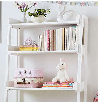 ANGLED BOOKCASE