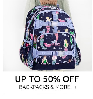 UP TO 50% OFF BACKPACKS & MORE