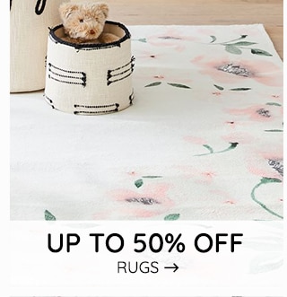 UP TO 50% OFF RUGS