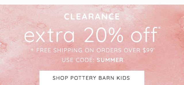 CLEARANCE – EXTRA 20% OFF*