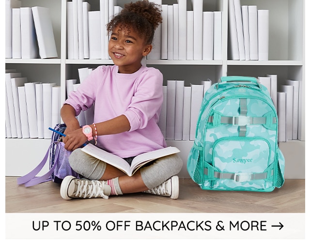 UP TO 50% OFF BACKPACKS & MORE