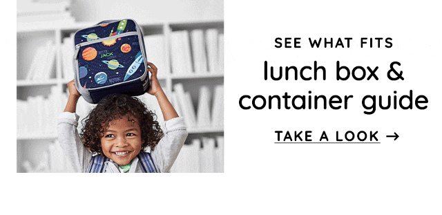 SEE WHAT FITS LUNCH BOX & CONTAINER GUIDE
