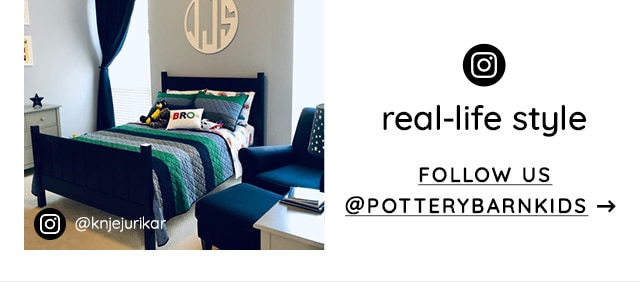 FOLLOW US @POTTERYBARNKIDS