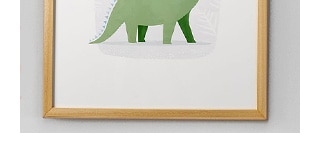 HAPPY DINO MINTED® WALL ART 