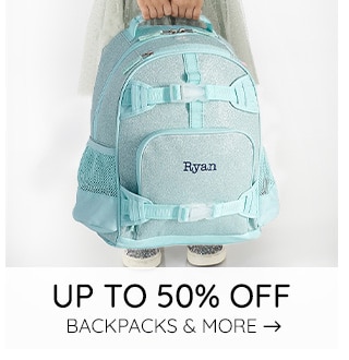 UP TO 50% OFF BACKPACKS & MORE