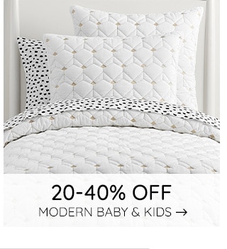 20-40% OFF MODDERN BABY & KIDS