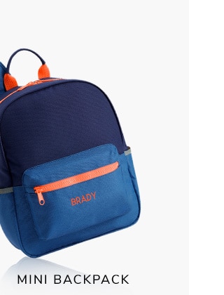 ASTOR BLUE NAVY ORANGE BACKPACKS