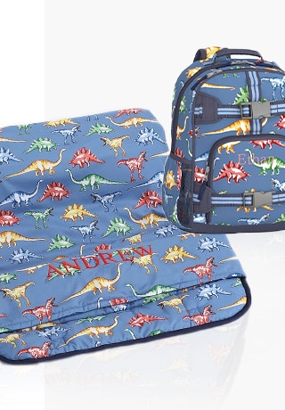 MACKENZIE DINO BACKPACK AND NAP SET