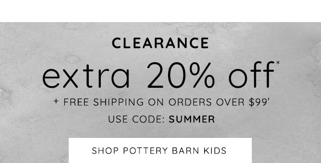 CLEARANCE – EXTRA 20% OFF*