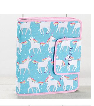 AQUA UNICORN HOMEWORK HOLDER