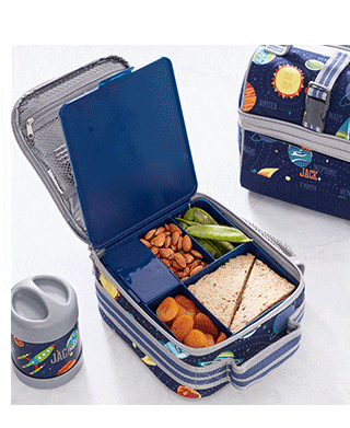 SOLAR SYSTEM GLOW-IN-THE DARK LUNCH BOXES