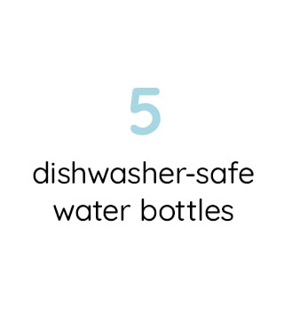 DISHWASHER-SAFE WASTER BOTTLES