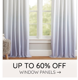 UP TO 60% OFF WINDOW PANELS