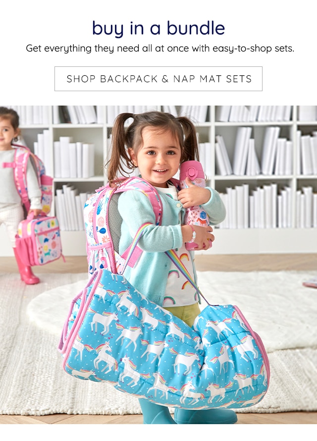 SHOP BACKPACK & NAP MAT SETS