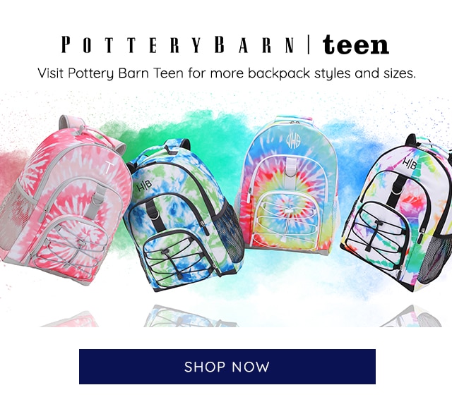 VISIT POTTERY BARN TEEN FOR MORE BACKPACK STYLES AND SIZES