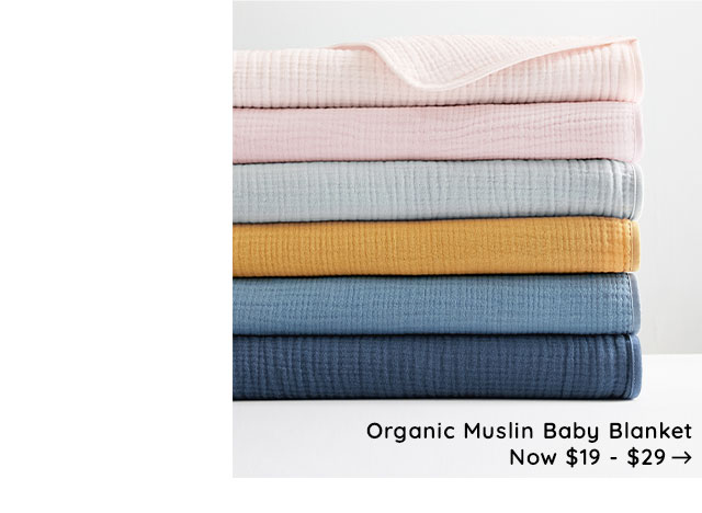 ORGANIC MUSLIN BABY BLANKET