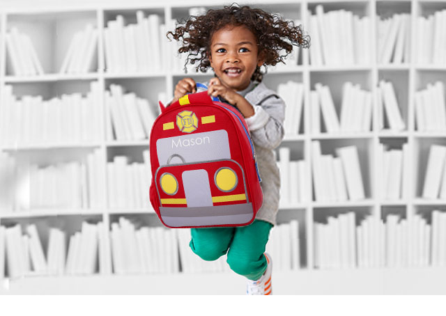 FIRE TRUCK LITTLE CRITTERS BACKPACK