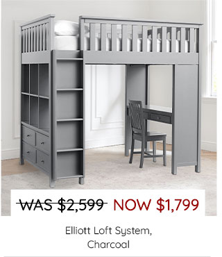 ELLIOT LOFT SYSTEM, CHARCOAL