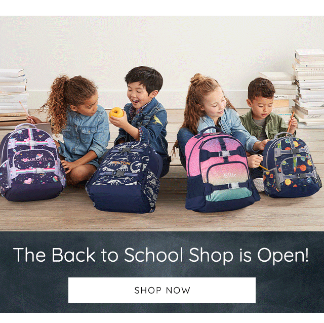 THE BACK TO SCHOOL SHOP IS OPEN!