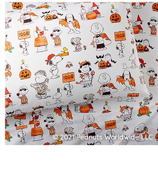 ORGANIC SNOOPY SHEET SET