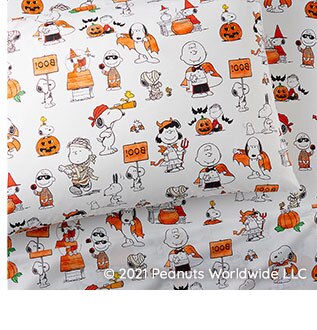 ORGANIC SNOOPY SHEET SET
