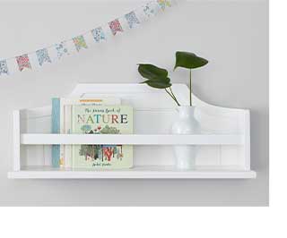 WHITE SHELF