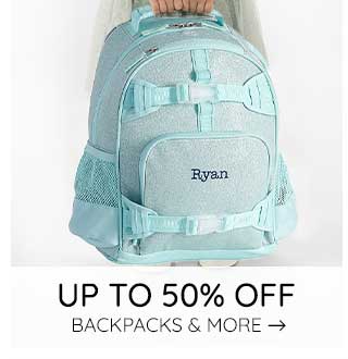 UP TO 50% OFF BACKPACKS & MORE