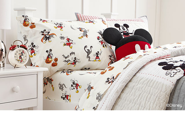 MICKEY HALLOWEEN ORGANIC SHEET SET