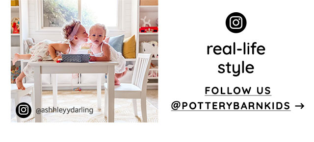 FOLLOW US @POTTERYBARNKIDS