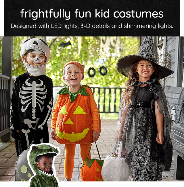 FRIGHTFULLY FUN KID COSTUMES