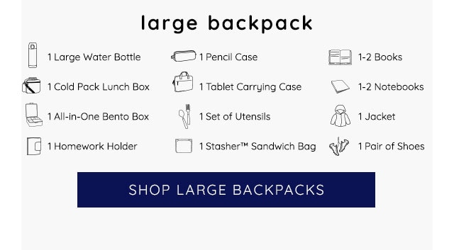 SHOP LARGE BACKPACKS