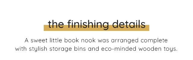 THE FINISHING DETAILS