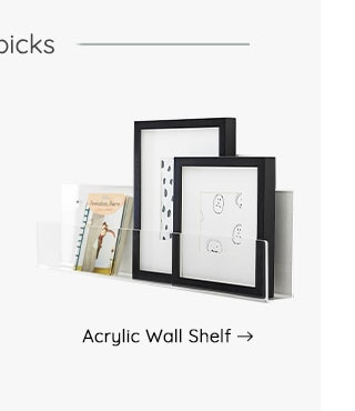 ACRYLIC WALL SHELF