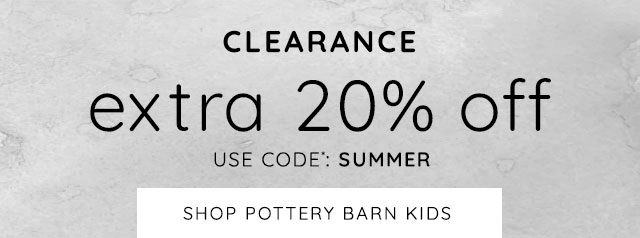 CLEARANCE - EXTRA 20% OFF