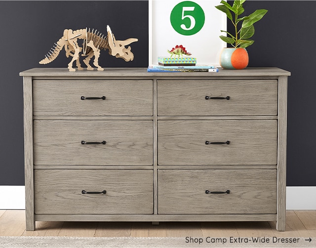 SHOP CAMP EXTRA-WIDE DRESSER