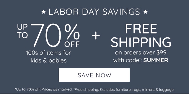 LABOR DAY SAVINGS