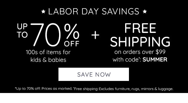 LABOR DAY SAVINGS