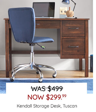 KENDALL STORAGE DESK, TUSCAN