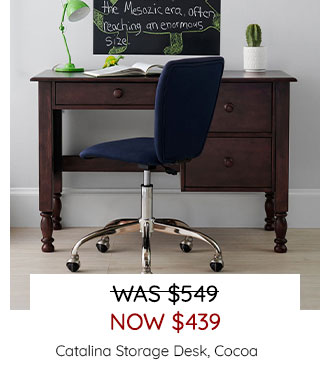 CATALINA STORAGE DESK, COCOA